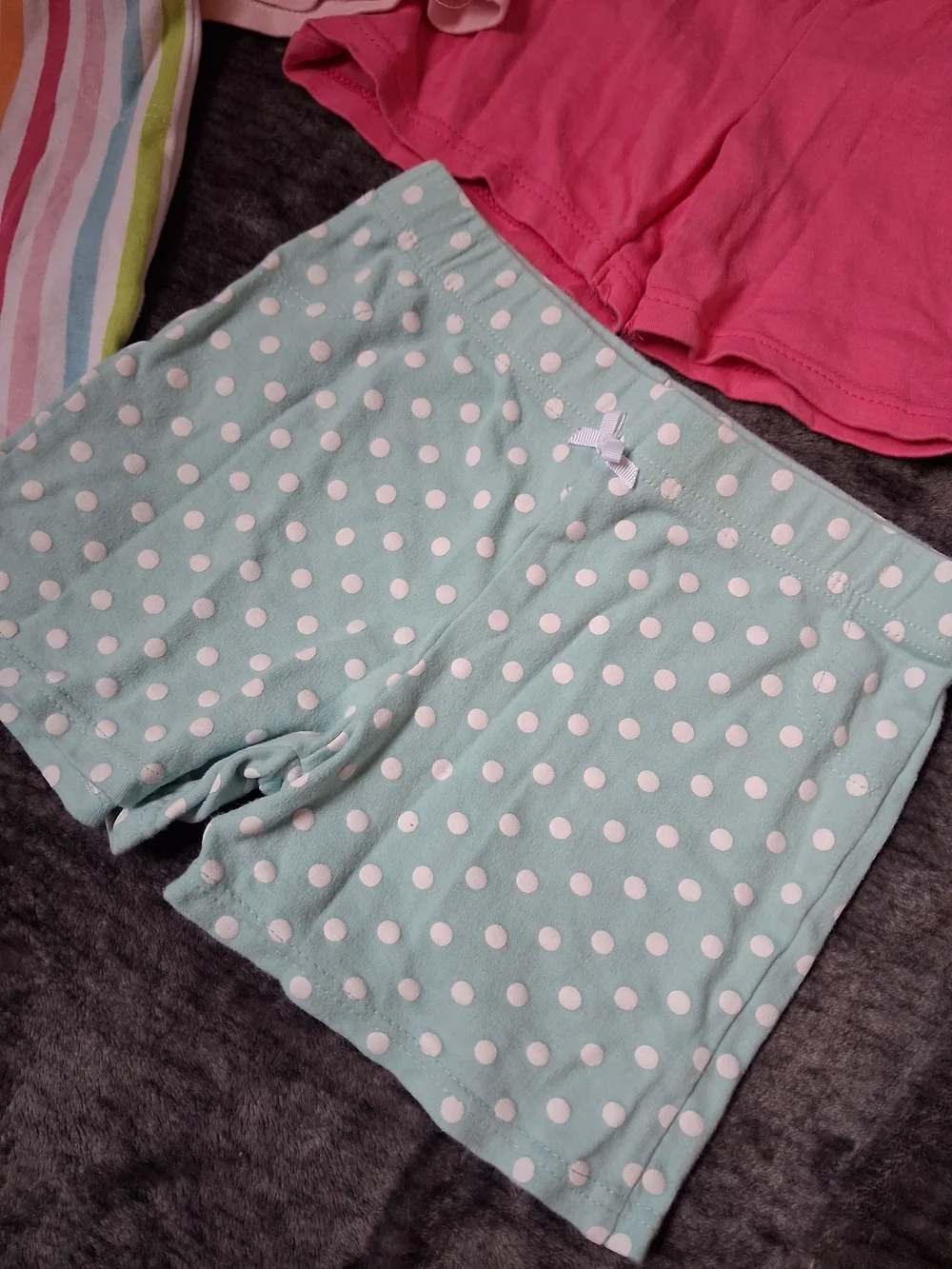 4pc Bundle/Lot 100% Cotton Shorts Girls 5T Multicolor